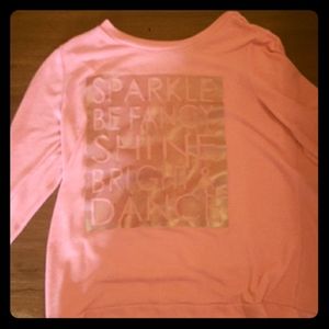Girls SPARKLE BE FANCY SHINE BRIGHT & DANCE shirt